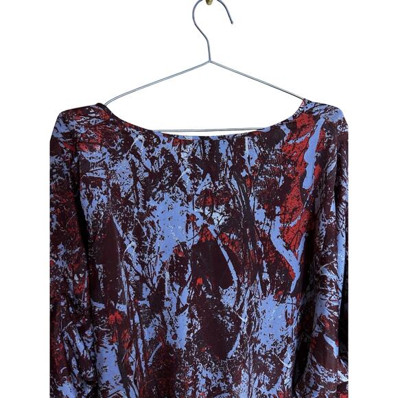 Sunday in Brooklyn Anthropologie Top Size M Fall Dolman Sleeve Watercolor - Picture 7 of 10